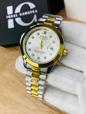Rolex Classic Stone Model With Date