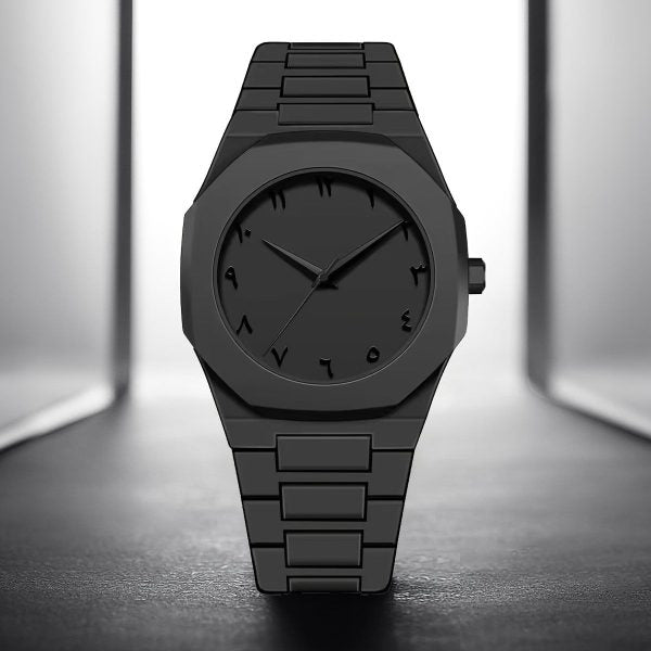 Black Arabic Aura Watch